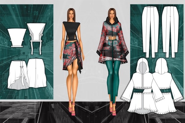 Online Course Certified Fashion Portfolio Designer
