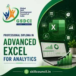 Online Course Professional Diploma in Advanced Excel for Analytics