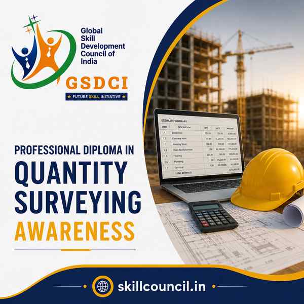 Online Course Professional Diploma in Quantity Surveying Awareness